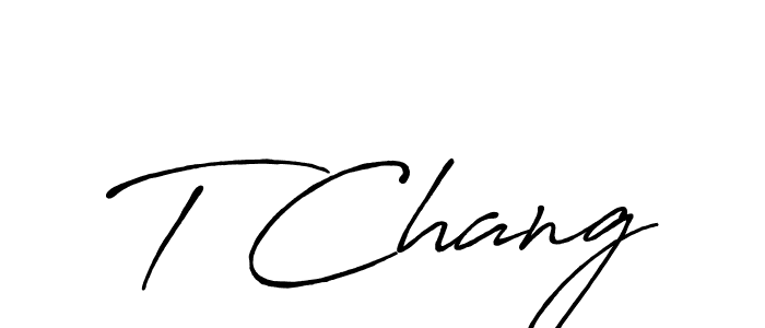 Also You can easily find your signature by using the search form. We will create T Chang name handwritten signature images for you free of cost using Antro_Vectra_Bolder sign style. T Chang signature style 7 images and pictures png