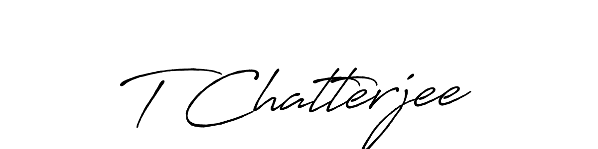 Use a signature maker to create a handwritten signature online. With this signature software, you can design (Antro_Vectra_Bolder) your own signature for name T Chatterjee. T Chatterjee signature style 7 images and pictures png