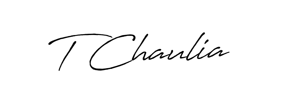 T Chaulia stylish signature style. Best Handwritten Sign (Antro_Vectra_Bolder) for my name. Handwritten Signature Collection Ideas for my name T Chaulia. T Chaulia signature style 7 images and pictures png