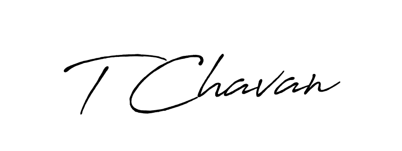 Use a signature maker to create a handwritten signature online. With this signature software, you can design (Antro_Vectra_Bolder) your own signature for name T Chavan. T Chavan signature style 7 images and pictures png