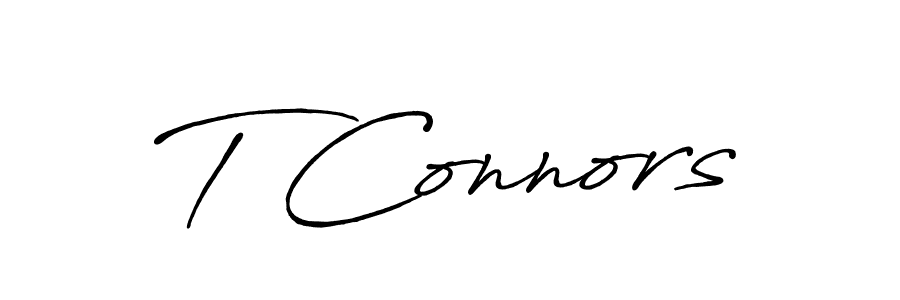 if you are searching for the best signature style for your name T Connors. so please give up your signature search. here we have designed multiple signature styles  using Antro_Vectra_Bolder. T Connors signature style 7 images and pictures png
