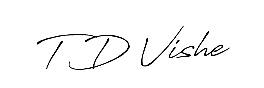 This is the best signature style for the T D Vishe name. Also you like these signature font (Antro_Vectra_Bolder). Mix name signature. T D Vishe signature style 7 images and pictures png