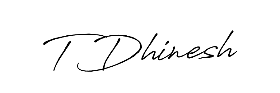 Make a short T Dhinesh signature style. Manage your documents anywhere anytime using Antro_Vectra_Bolder. Create and add eSignatures, submit forms, share and send files easily. T Dhinesh signature style 7 images and pictures png