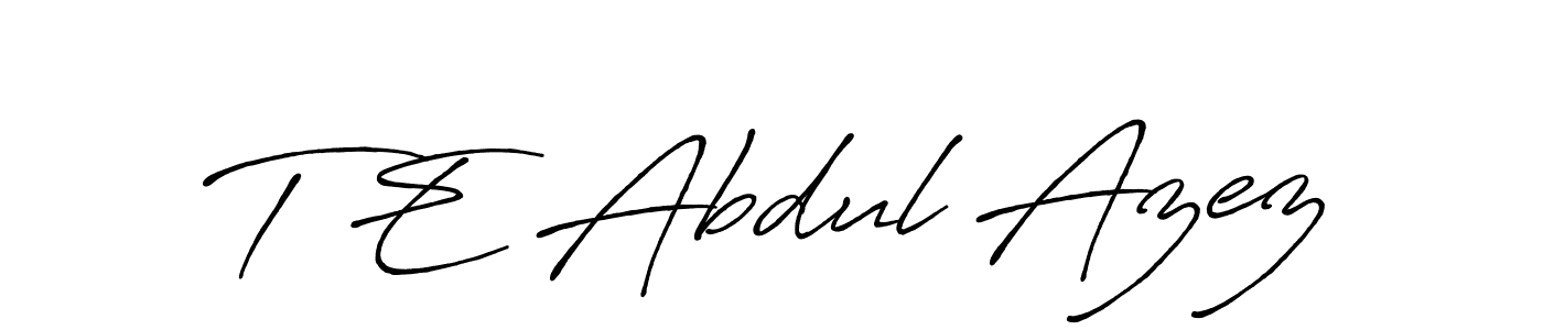 How to Draw T E Abdul Azez signature style? Antro_Vectra_Bolder is a latest design signature styles for name T E Abdul Azez. T E Abdul Azez signature style 7 images and pictures png