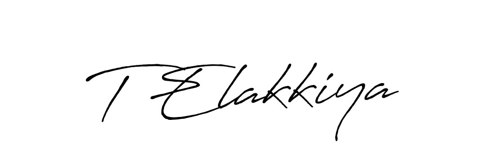 Here are the top 10 professional signature styles for the name T Elakkiya. These are the best autograph styles you can use for your name. T Elakkiya signature style 7 images and pictures png