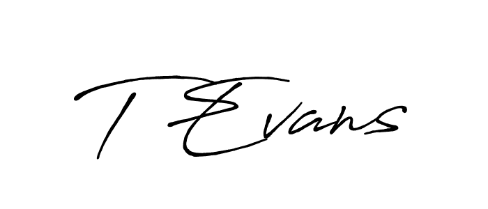 Best and Professional Signature Style for T Evans. Antro_Vectra_Bolder Best Signature Style Collection. T Evans signature style 7 images and pictures png