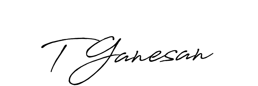 Make a beautiful signature design for name T Ganesan. Use this online signature maker to create a handwritten signature for free. T Ganesan signature style 7 images and pictures png