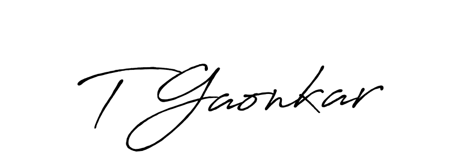Once you've used our free online signature maker to create your best signature Antro_Vectra_Bolder style, it's time to enjoy all of the benefits that T Gaonkar name signing documents. T Gaonkar signature style 7 images and pictures png
