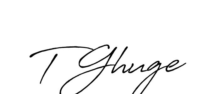 You should practise on your own different ways (Antro_Vectra_Bolder) to write your name (T Ghuge) in signature. don't let someone else do it for you. T Ghuge signature style 7 images and pictures png