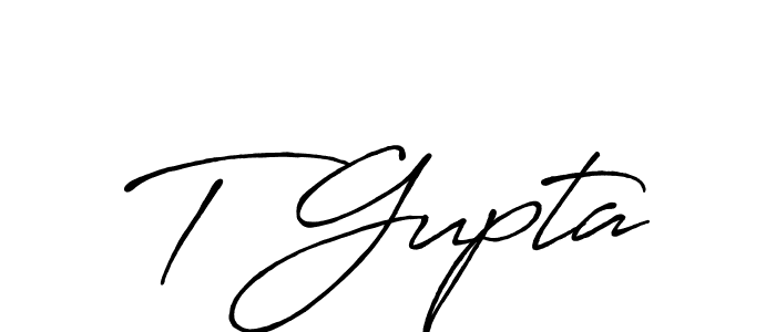 Also You can easily find your signature by using the search form. We will create T Gupta name handwritten signature images for you free of cost using Antro_Vectra_Bolder sign style. T Gupta signature style 7 images and pictures png