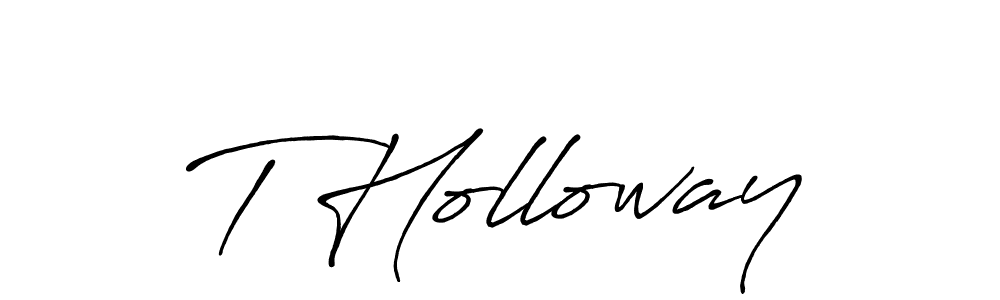 Antro_Vectra_Bolder is a professional signature style that is perfect for those who want to add a touch of class to their signature. It is also a great choice for those who want to make their signature more unique. Get T Holloway name to fancy signature for free. T Holloway signature style 7 images and pictures png