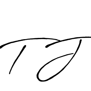 Also You can easily find your signature by using the search form. We will create T J name handwritten signature images for you free of cost using Antro_Vectra_Bolder sign style. T J signature style 7 images and pictures png