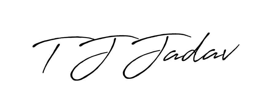 Once you've used our free online signature maker to create your best signature Antro_Vectra_Bolder style, it's time to enjoy all of the benefits that T J Jadav name signing documents. T J Jadav signature style 7 images and pictures png