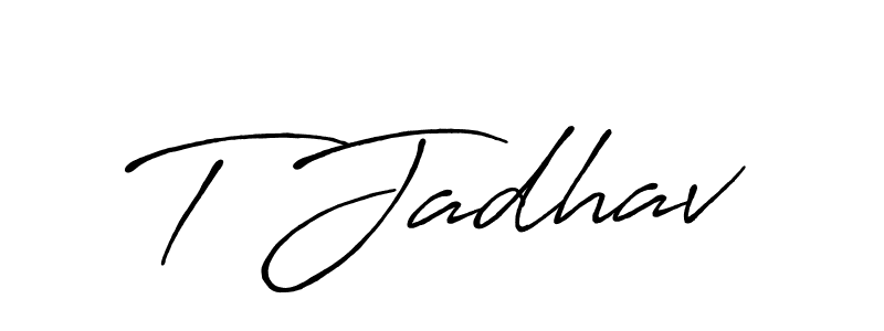 Check out images of Autograph of T Jadhav name. Actor T Jadhav Signature Style. Antro_Vectra_Bolder is a professional sign style online. T Jadhav signature style 7 images and pictures png