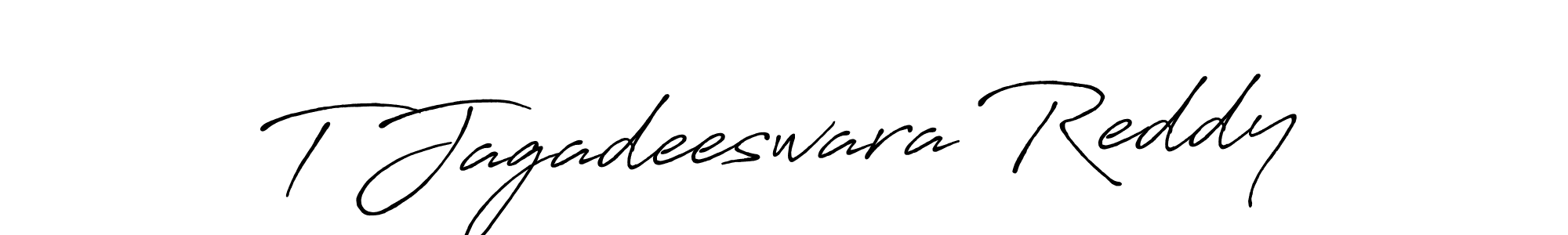 It looks lik you need a new signature style for name T Jagadeeswara Reddy. Design unique handwritten (Antro_Vectra_Bolder) signature with our free signature maker in just a few clicks. T Jagadeeswara Reddy signature style 7 images and pictures png