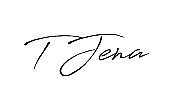 Antro_Vectra_Bolder is a professional signature style that is perfect for those who want to add a touch of class to their signature. It is also a great choice for those who want to make their signature more unique. Get T Jena name to fancy signature for free. T Jena signature style 7 images and pictures png