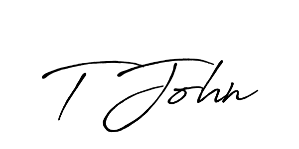 if you are searching for the best signature style for your name T John. so please give up your signature search. here we have designed multiple signature styles  using Antro_Vectra_Bolder. T John signature style 7 images and pictures png