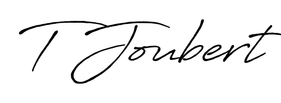 A timeless handwritten aesthetic for T Joubert. The Antro_Vectra_Bolder font gives your signature a handcrafted feel with natural curves. T Joubert signature style 7 images and pictures png