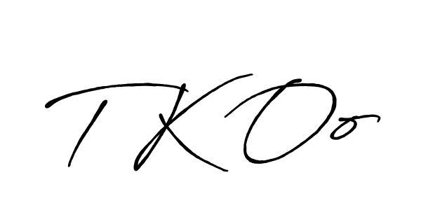 You should practise on your own different ways (Antro_Vectra_Bolder) to write your name (T K Oo) in signature. don't let someone else do it for you. T K Oo signature style 7 images and pictures png