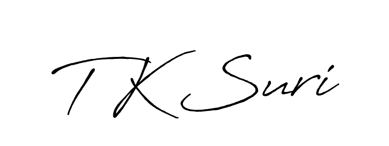 How to Draw T K Suri signature style? Antro_Vectra_Bolder is a latest design signature styles for name T K Suri. T K Suri signature style 7 images and pictures png