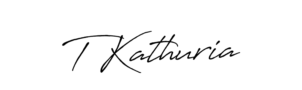 if you are searching for the best signature style for your name T Kathuria. so please give up your signature search. here we have designed multiple signature styles  using Antro_Vectra_Bolder. T Kathuria signature style 7 images and pictures png