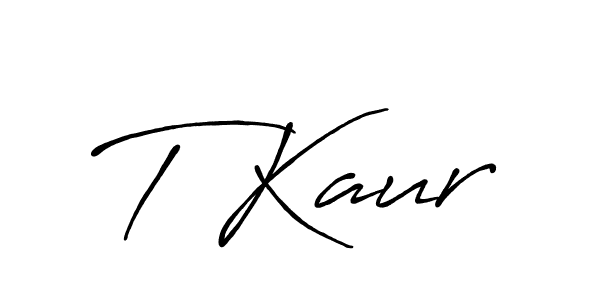 You should practise on your own different ways (Antro_Vectra_Bolder) to write your name (T Kaur) in signature. don't let someone else do it for you. T Kaur signature style 7 images and pictures png