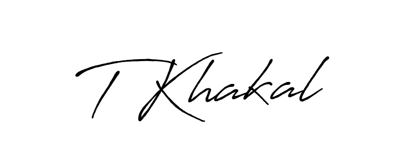 You can use this online signature creator to create a handwritten signature for the name T Khakal. This is the best online autograph maker. T Khakal signature style 7 images and pictures png
