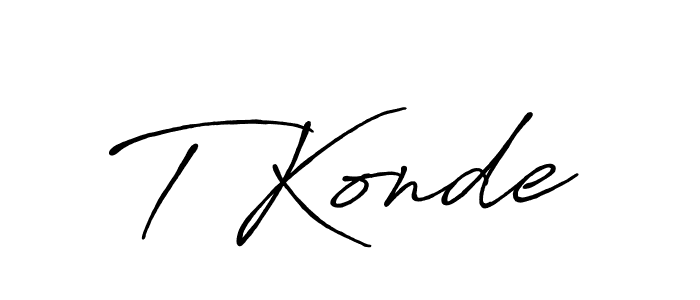 Also You can easily find your signature by using the search form. We will create T Konde name handwritten signature images for you free of cost using Antro_Vectra_Bolder sign style. T Konde signature style 7 images and pictures png