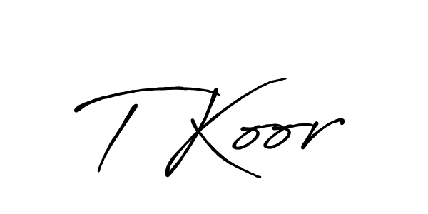 How to Draw T Koor signature style? Antro_Vectra_Bolder is a latest design signature styles for name T Koor. T Koor signature style 7 images and pictures png