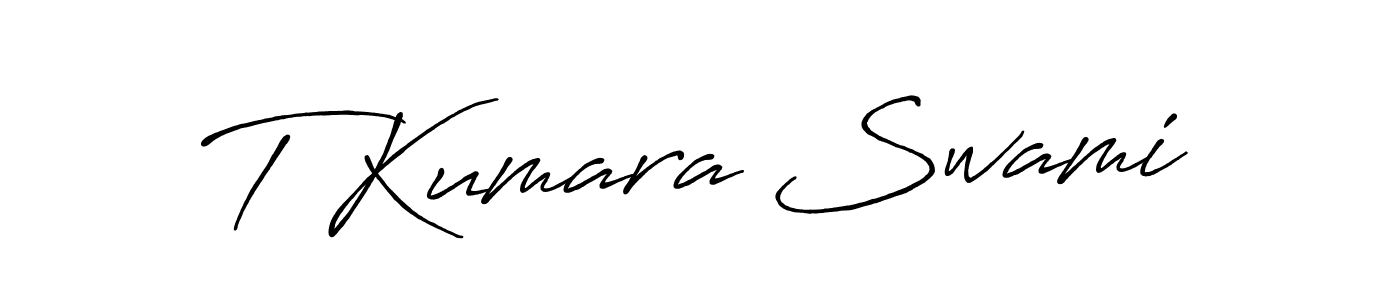 Make a beautiful signature design for name T Kumara Swami. Use this online signature maker to create a handwritten signature for free. T Kumara Swami signature style 7 images and pictures png