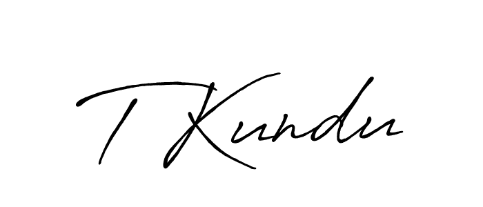 You should practise on your own different ways (Antro_Vectra_Bolder) to write your name (T Kundu) in signature. don't let someone else do it for you. T Kundu signature style 7 images and pictures png