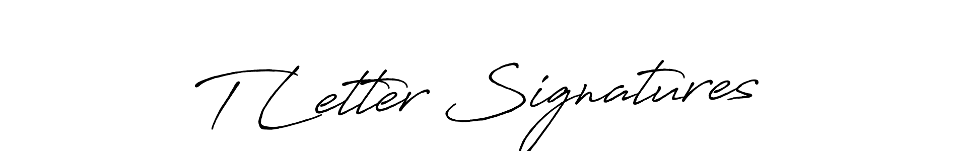 Create a beautiful signature design for name T Letter Signatures. With this signature (Antro_Vectra_Bolder) fonts, you can make a handwritten signature for free. T Letter Signatures signature style 7 images and pictures png