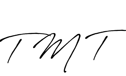 Antro_Vectra_Bolder is a professional signature style that is perfect for those who want to add a touch of class to their signature. It is also a great choice for those who want to make their signature more unique. Get T M T name to fancy signature for free. T M T signature style 7 images and pictures png