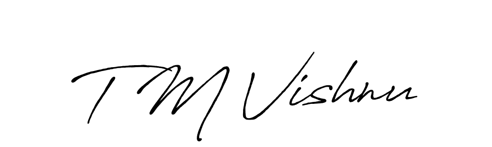 Here are the top 10 professional signature styles for the name T M Vishnu. These are the best autograph styles you can use for your name. T M Vishnu signature style 7 images and pictures png