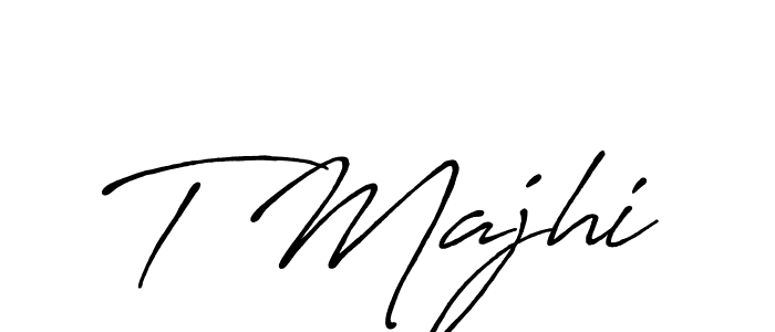 The best way (Antro_Vectra_Bolder) to make a short signature is to pick only two or three words in your name. The name T Majhi include a total of six letters. For converting this name. T Majhi signature style 7 images and pictures png