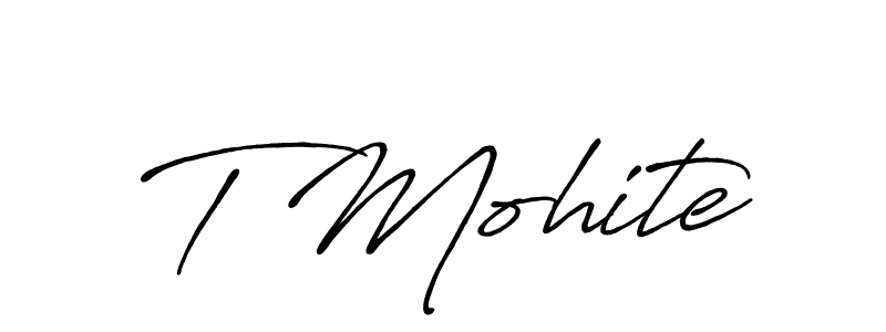 How to make T Mohite signature? Antro_Vectra_Bolder is a professional autograph style. Create handwritten signature for T Mohite name. T Mohite signature style 7 images and pictures png