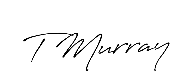 Antro_Vectra_Bolder is a professional signature style that is perfect for those who want to add a touch of class to their signature. It is also a great choice for those who want to make their signature more unique. Get T Murray name to fancy signature for free. T Murray signature style 7 images and pictures png