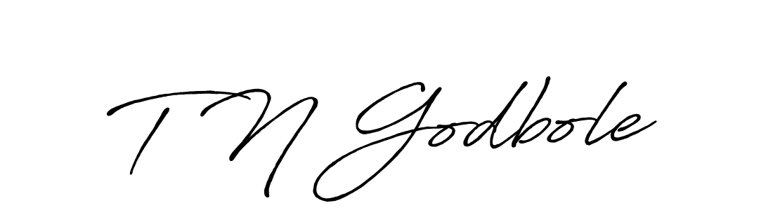 Design your own signature with our free online signature maker. With this signature software, you can create a handwritten (Antro_Vectra_Bolder) signature for name T N Godbole. T N Godbole signature style 7 images and pictures png