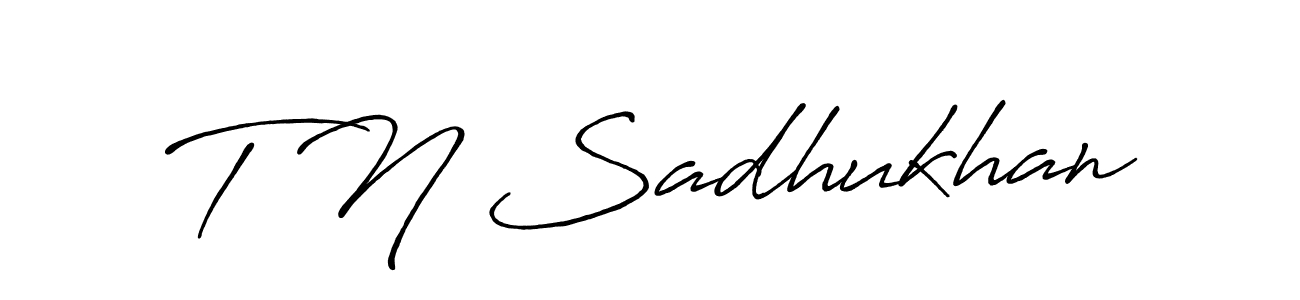 Also we have T N Sadhukhan name is the best signature style. Create professional handwritten signature collection using Antro_Vectra_Bolder autograph style. T N Sadhukhan signature style 7 images and pictures png