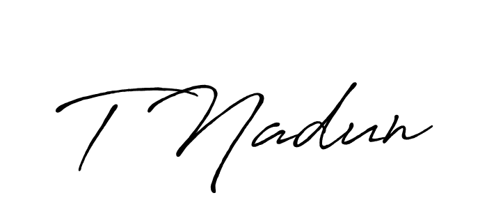 Here are the top 10 professional signature styles for the name T Nadun. These are the best autograph styles you can use for your name. T Nadun signature style 7 images and pictures png