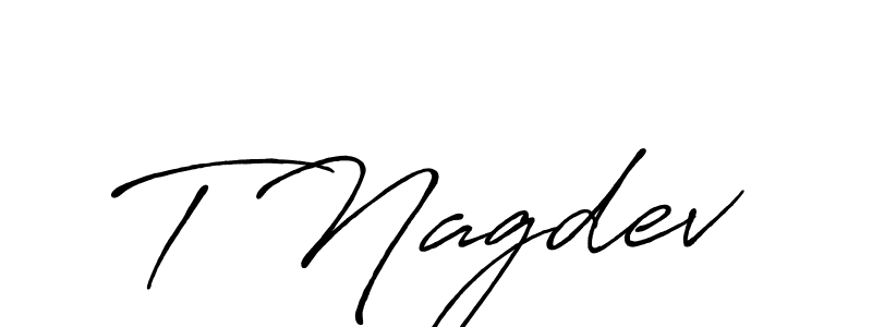 Make a beautiful signature design for name T Nagdev. Use this online signature maker to create a handwritten signature for free. T Nagdev signature style 7 images and pictures png