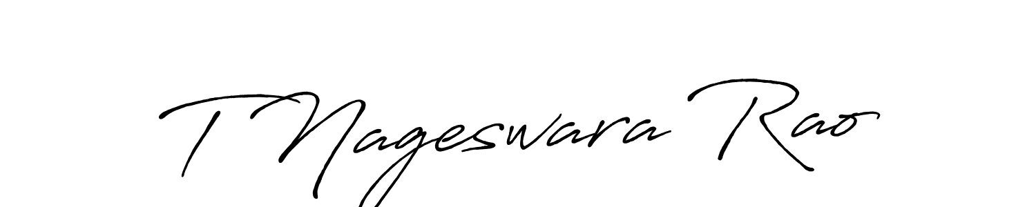 Also You can easily find your signature by using the search form. We will create T Nageswara Rao name handwritten signature images for you free of cost using Antro_Vectra_Bolder sign style. T Nageswara Rao signature style 7 images and pictures png