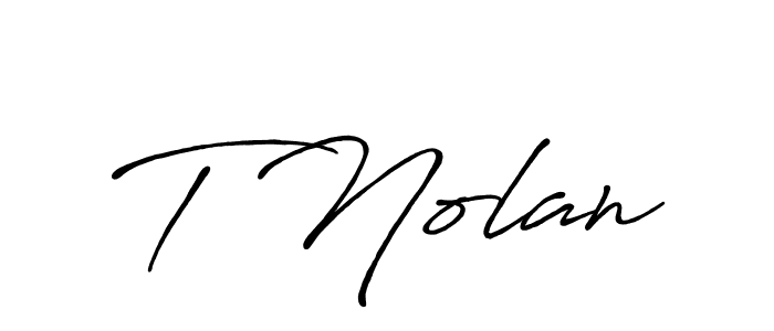 Use a signature maker to create a handwritten signature online. With this signature software, you can design (Antro_Vectra_Bolder) your own signature for name T Nolan. T Nolan signature style 7 images and pictures png