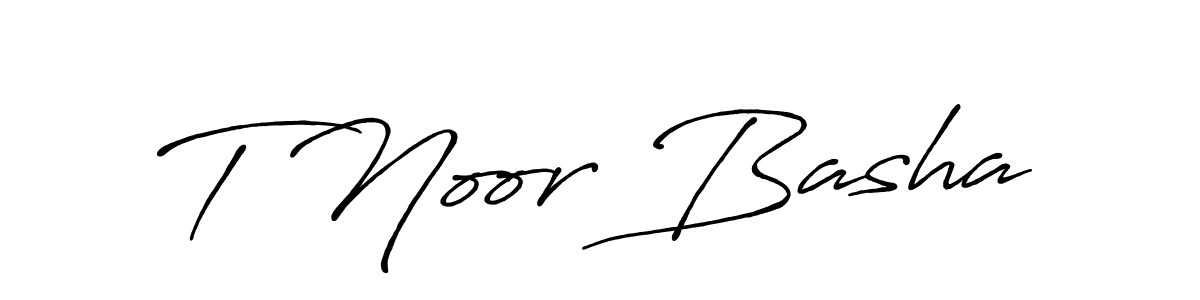 You should practise on your own different ways (Antro_Vectra_Bolder) to write your name (T Noor Basha) in signature. don't let someone else do it for you. T Noor Basha signature style 7 images and pictures png