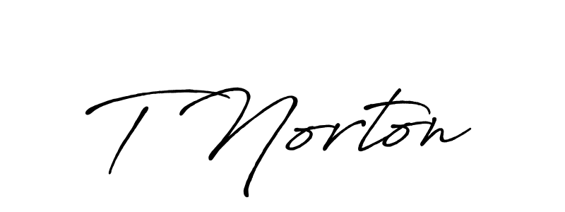 Design your own signature with our free online signature maker. With this signature software, you can create a handwritten (Antro_Vectra_Bolder) signature for name T Norton. T Norton signature style 7 images and pictures png