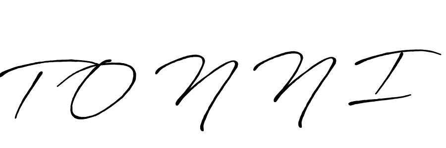 You should practise on your own different ways (Antro_Vectra_Bolder) to write your name (T O N N I) in signature. don't let someone else do it for you. T O N N I signature style 7 images and pictures png