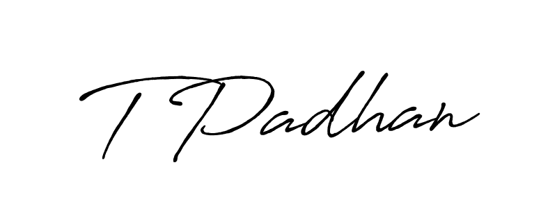You can use this online signature creator to create a handwritten signature for the name T Padhan. This is the best online autograph maker. T Padhan signature style 7 images and pictures png
