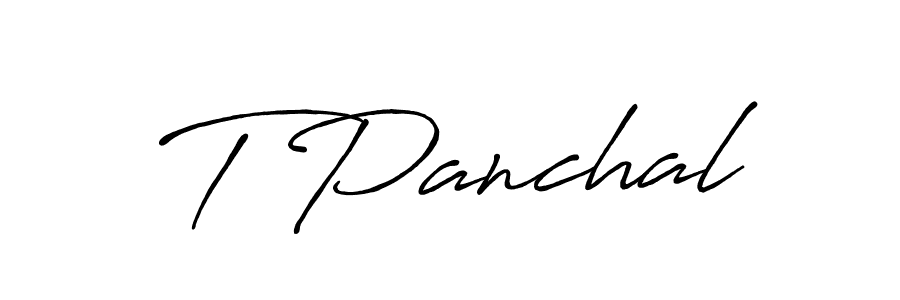 Once you've used our free online signature maker to create your best signature Antro_Vectra_Bolder style, it's time to enjoy all of the benefits that T Panchal name signing documents. T Panchal signature style 7 images and pictures png