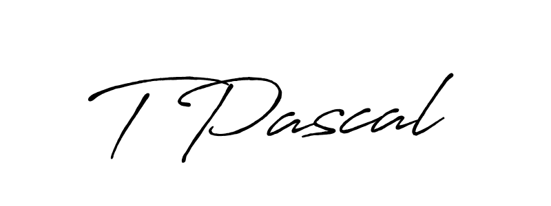 Create a beautiful signature design for name T Pascal. With this signature (Antro_Vectra_Bolder) fonts, you can make a handwritten signature for free. T Pascal signature style 7 images and pictures png