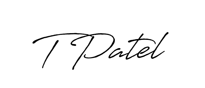 It looks lik you need a new signature style for name T Patel. Design unique handwritten (Antro_Vectra_Bolder) signature with our free signature maker in just a few clicks. T Patel signature style 7 images and pictures png